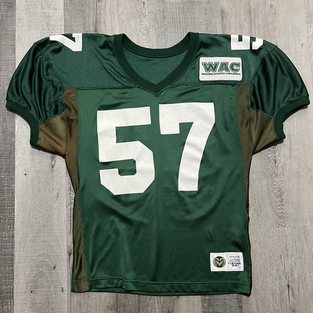 VTG Colorado State University Game Worn College Jersey #57 Western Athletic Conf